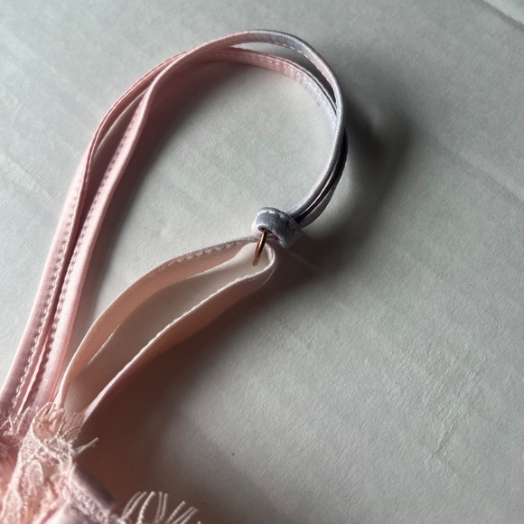 Victoria Secret Dream Angels Push Up Without Padding Lace Bra Pink 34B Set XS - Picture 8 of 11